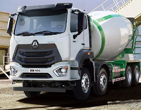  ساينو تراك  هاوهان n series mixer truck ، الوافد الجديد في الصناعة